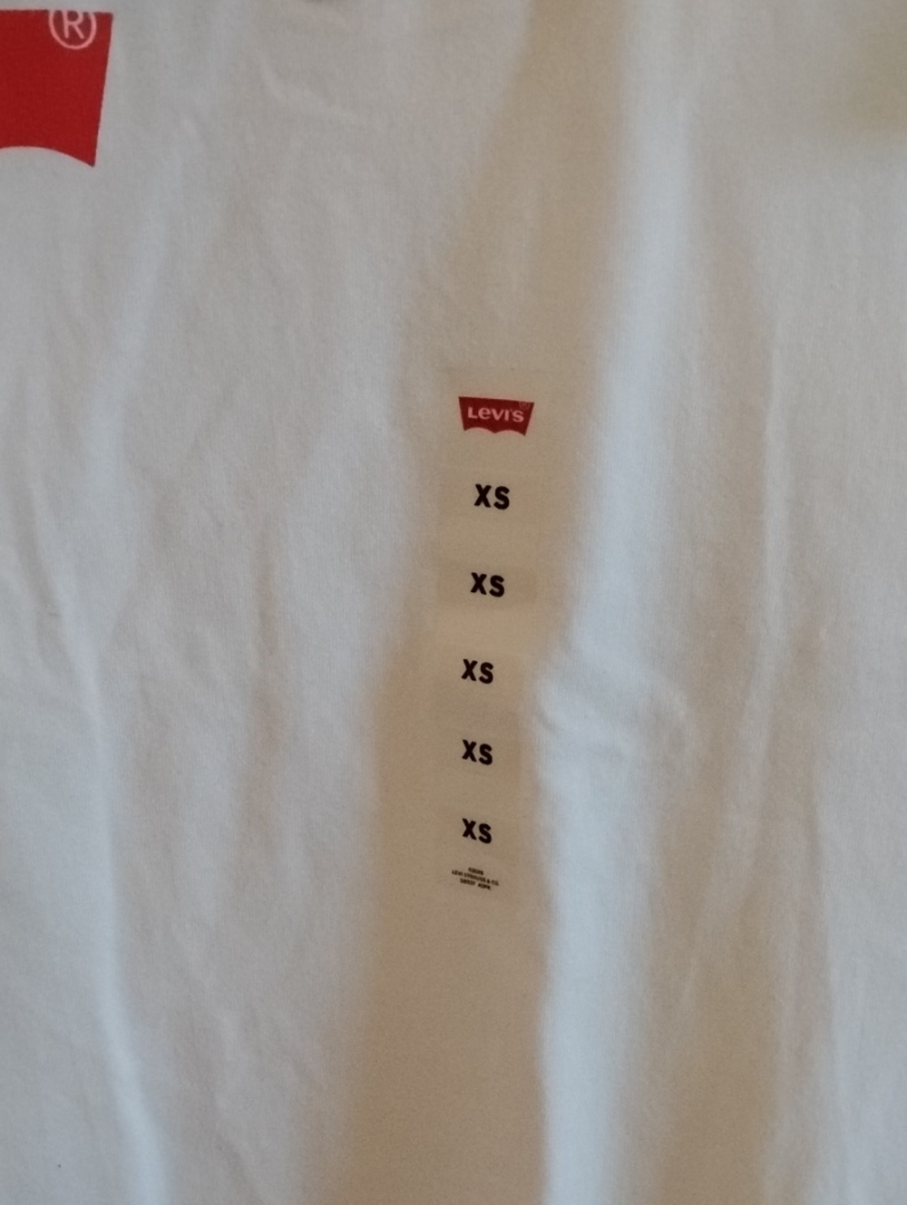 Levis XS TEXAS White T Shirt Top - Picture 4 of 6
